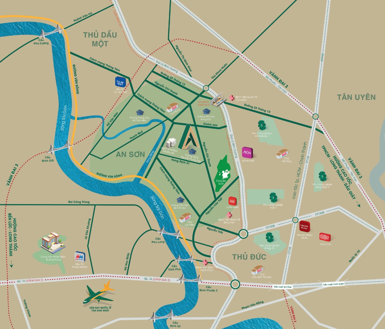 Vị trí The Emerald Garden View